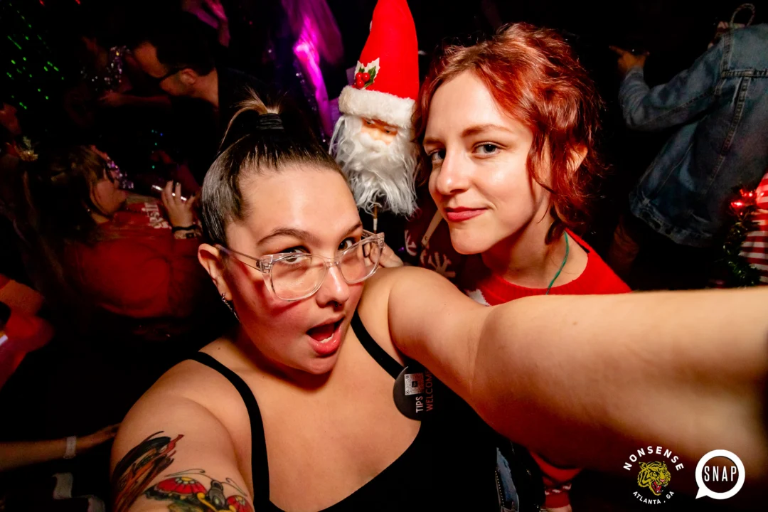 Nonsense Holiday Party 2023 - Kimber was the DJ - Pics: @hellacurious for Oh Snap Kid