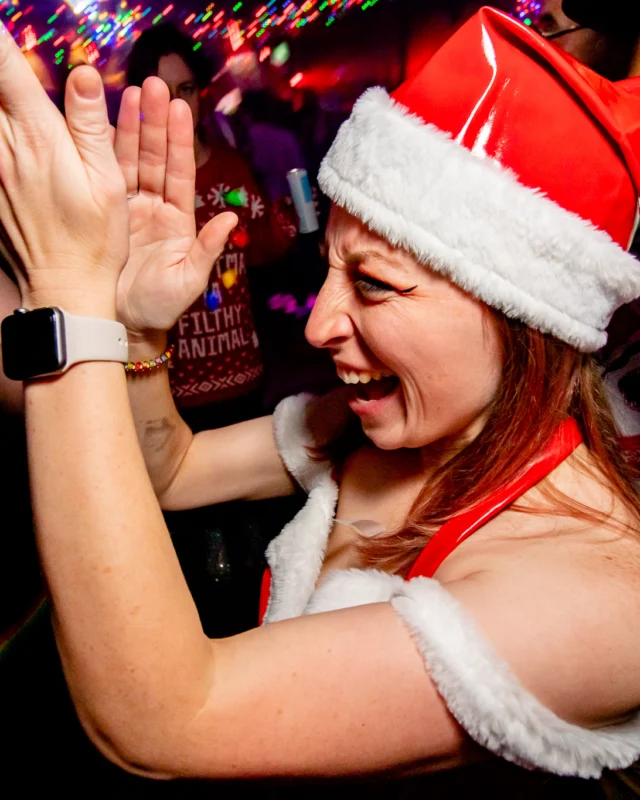 Nonsense Holiday Party 2023 - Kimber was the DJ - Pics: @hellacurious for Oh Snap Kid