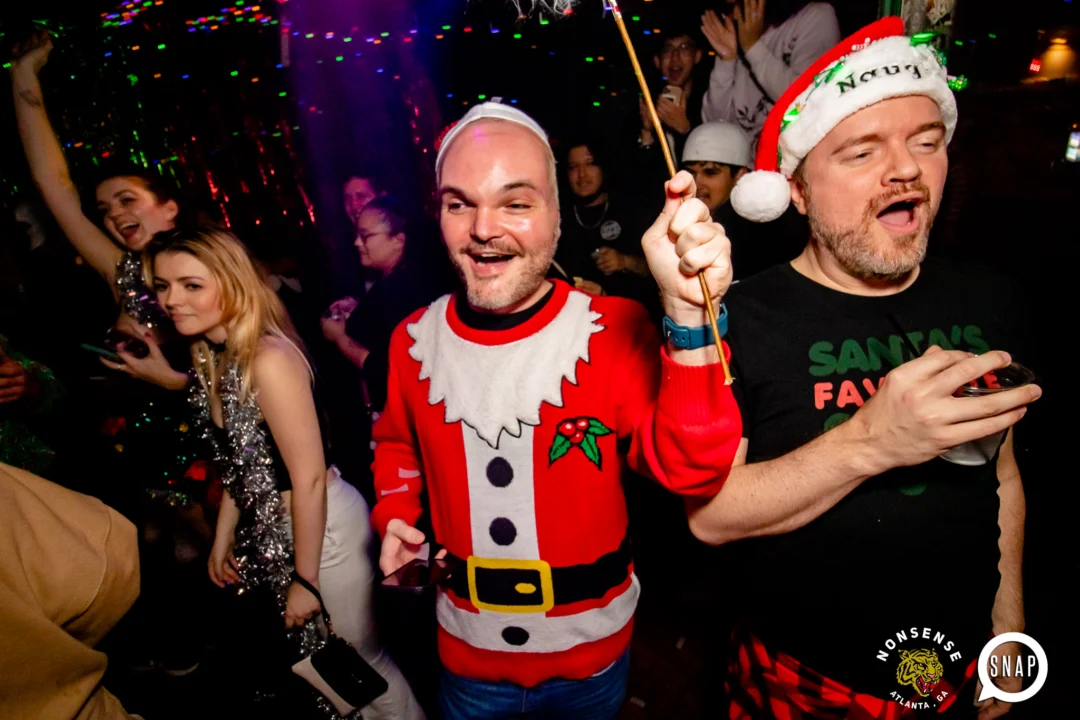 Nonsense Holiday Party 2023 - Kimber was the DJ - Pics: @hellacurious for Oh Snap Kid