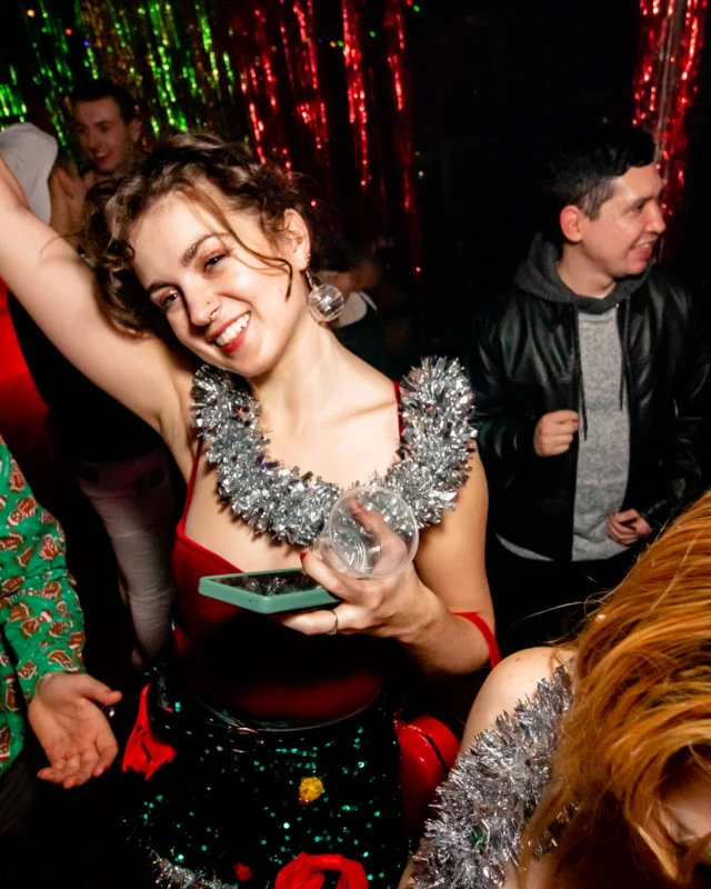 Nonsense Holiday Party 2023 - Kimber was the DJ - Pics: @hellacurious for Oh Snap Kid