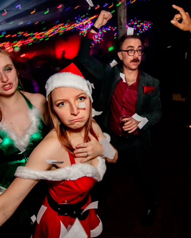 Nonsense Holiday Party 2023 - Kimber was the DJ - Pics: @hellacurious for Oh Snap Kid
