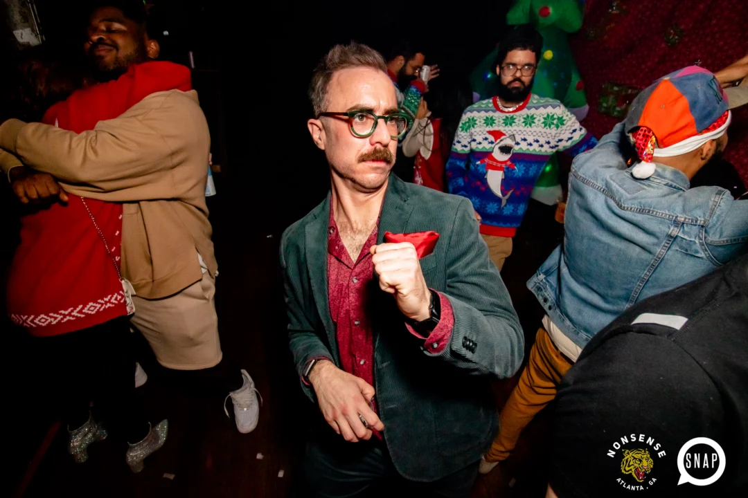 Nonsense Holiday Party 2023 - Kimber was the DJ - Pics: @hellacurious for Oh Snap Kid