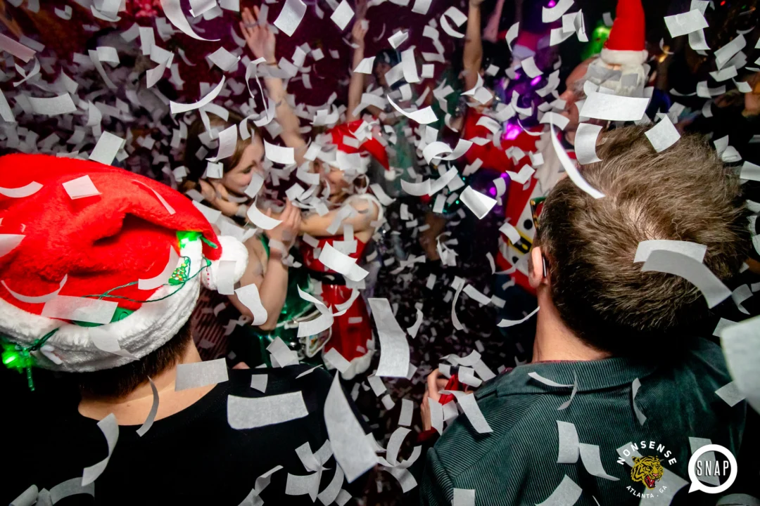 Nonsense Holiday Party 2023 - Kimber was the DJ - Pics: @hellacurious for Oh Snap Kid