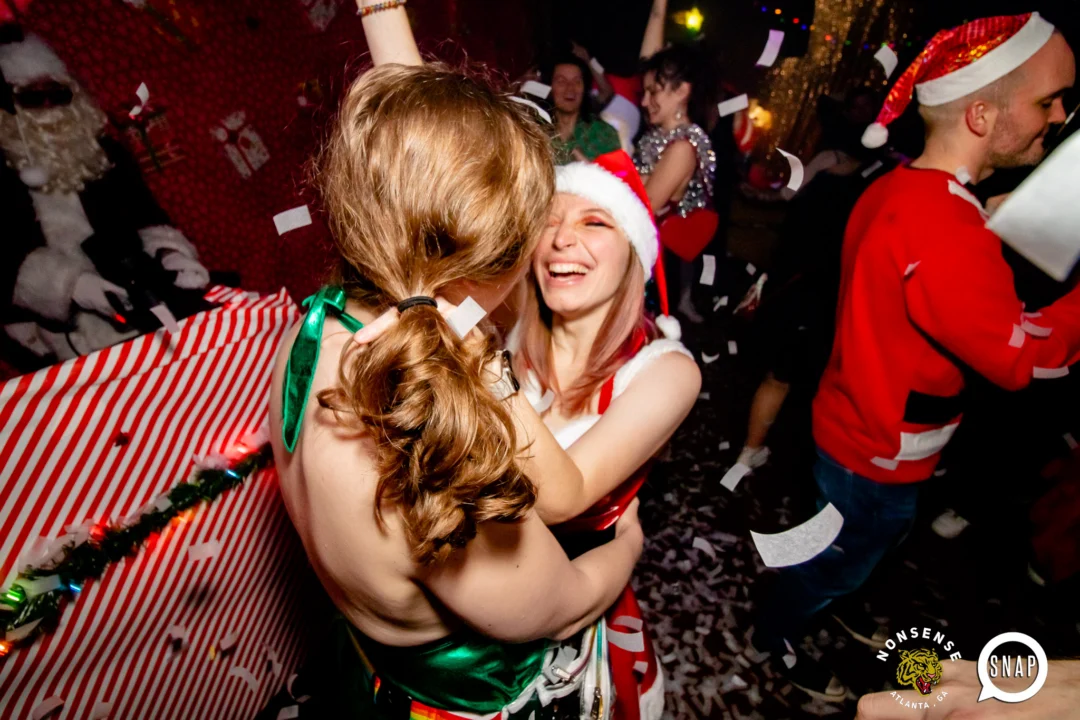 Nonsense Holiday Party 2023 - Kimber was the DJ - Pics: @hellacurious for Oh Snap Kid