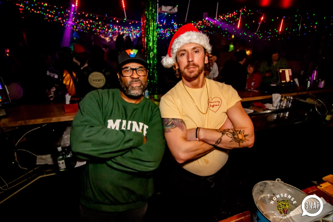 Nonsense Holiday Party 2023 - Kimber was the DJ - Pics: @hellacurious for Oh Snap Kid