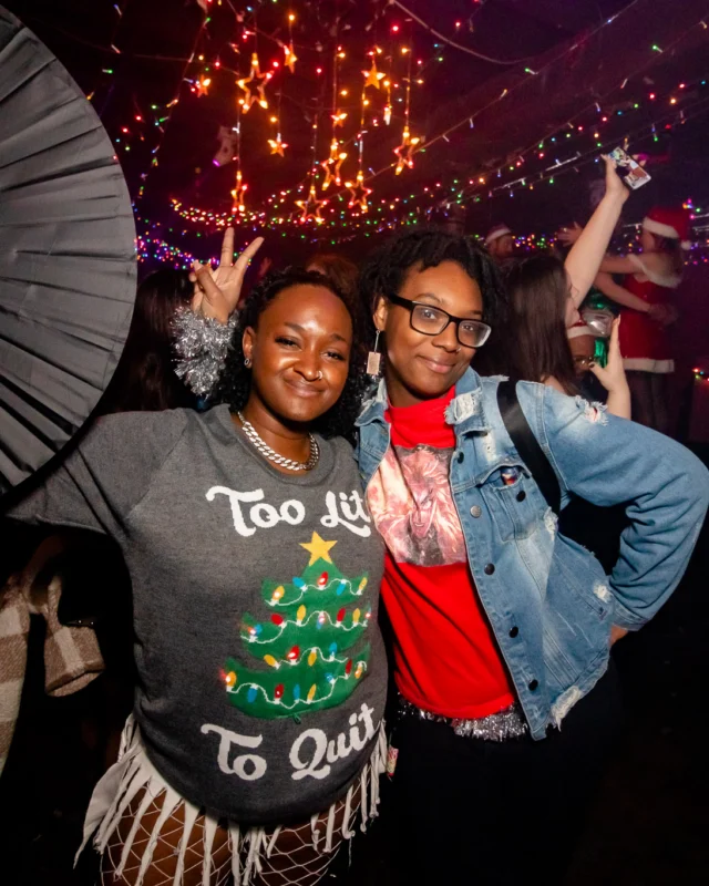 Nonsense Holiday Party 2023 - Kimber was the DJ - Pics: @hellacurious for Oh Snap Kid