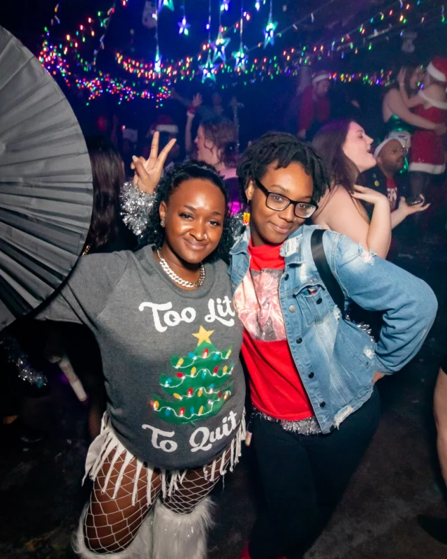 Nonsense Holiday Party 2023 - Kimber was the DJ - Pics: @hellacurious for Oh Snap Kid
