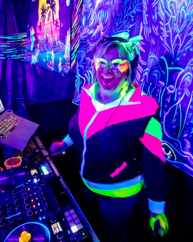Heyday Glow - January 2024 - Atlanta's 80s Dance Party - Kimber was the DJ - Pics: @hellacurious for Oh Snap Kid
