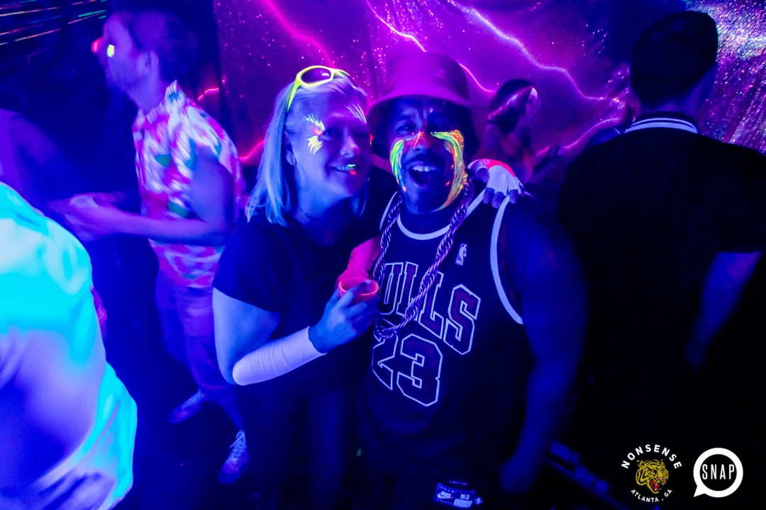 Heyday Glow - January 2024 - Atlanta's 80s Dance Party - Kimber was the DJ - Pics: @hellacurious for Oh Snap Kid