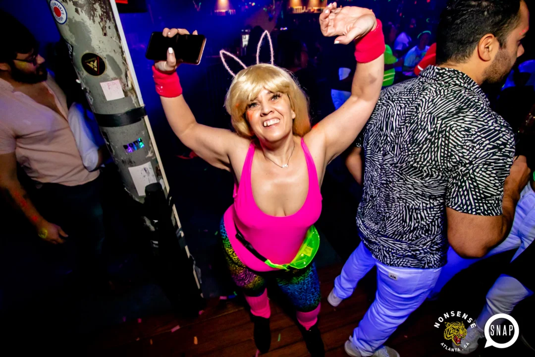 Heyday Glow - January 2024 - Atlanta's 80s Dance Party - Kimber was the DJ - Pics: @hellacurious for Oh Snap Kid