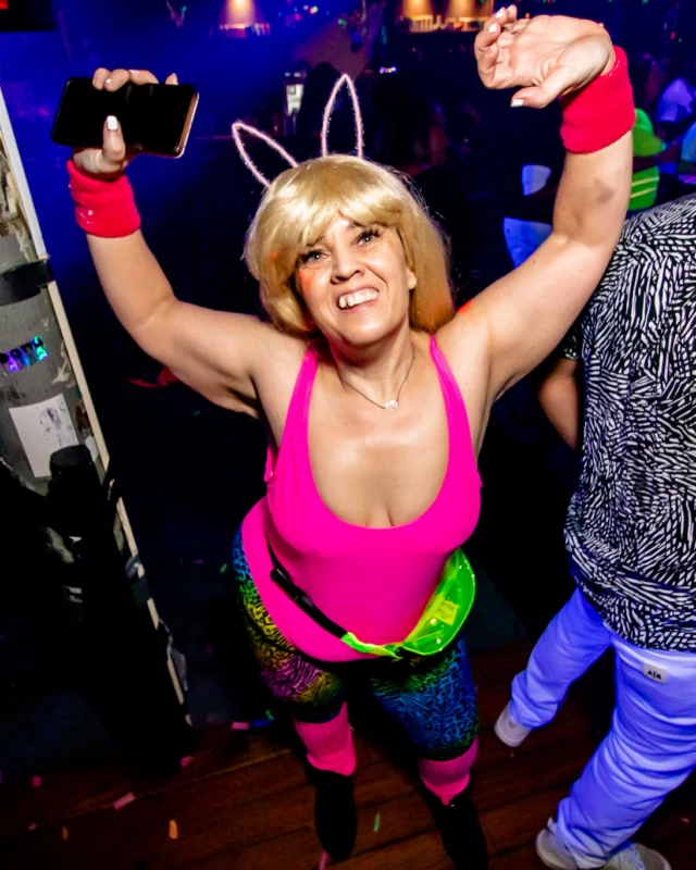 Heyday Glow - January 2024 - Atlanta's 80s Dance Party - Kimber was the DJ - Pics: @hellacurious for Oh Snap Kid