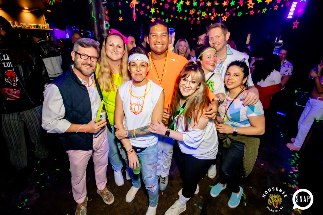 Heyday Glow - January 2024 - Atlanta's 80s Dance Party - Kimber was the DJ - Pics: @hellacurious for Oh Snap Kid