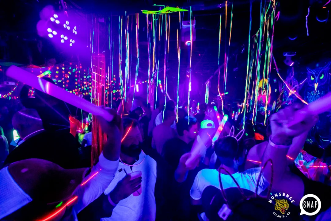 Heyday Glow - January 2024 - Atlanta's 80s Dance Party - Kimber was the DJ - Pics: @hellacurious for Oh Snap Kid