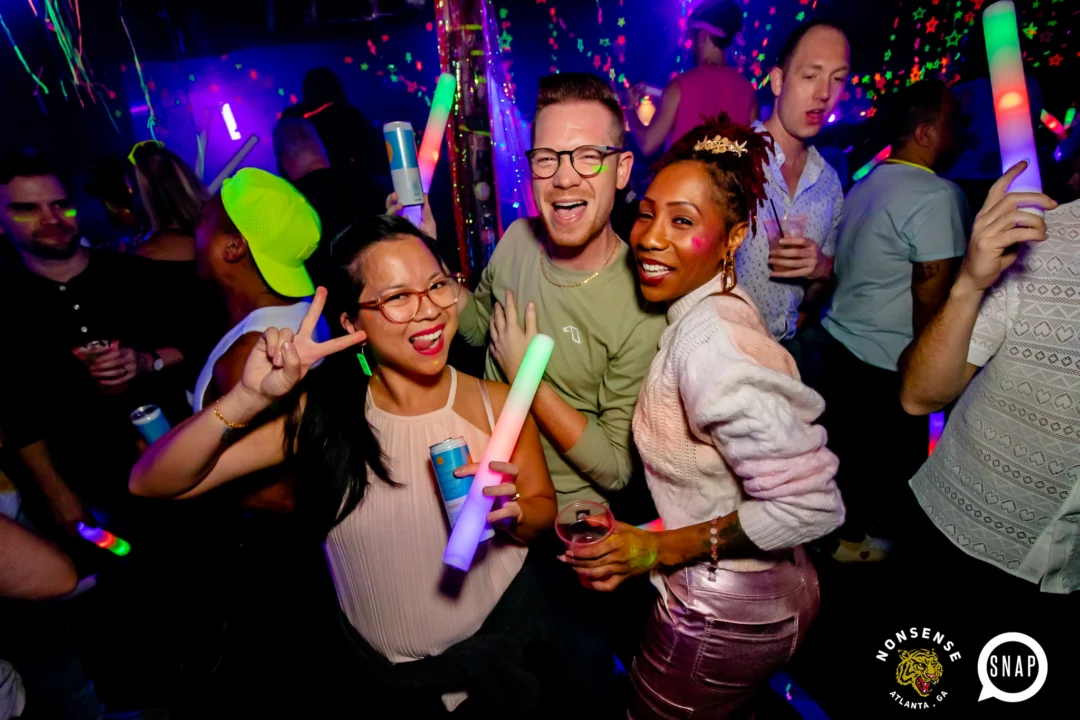 Heyday Glow - January 2024 - Atlanta's 80s Dance Party - Kimber was the DJ - Pics: @hellacurious for Oh Snap Kid