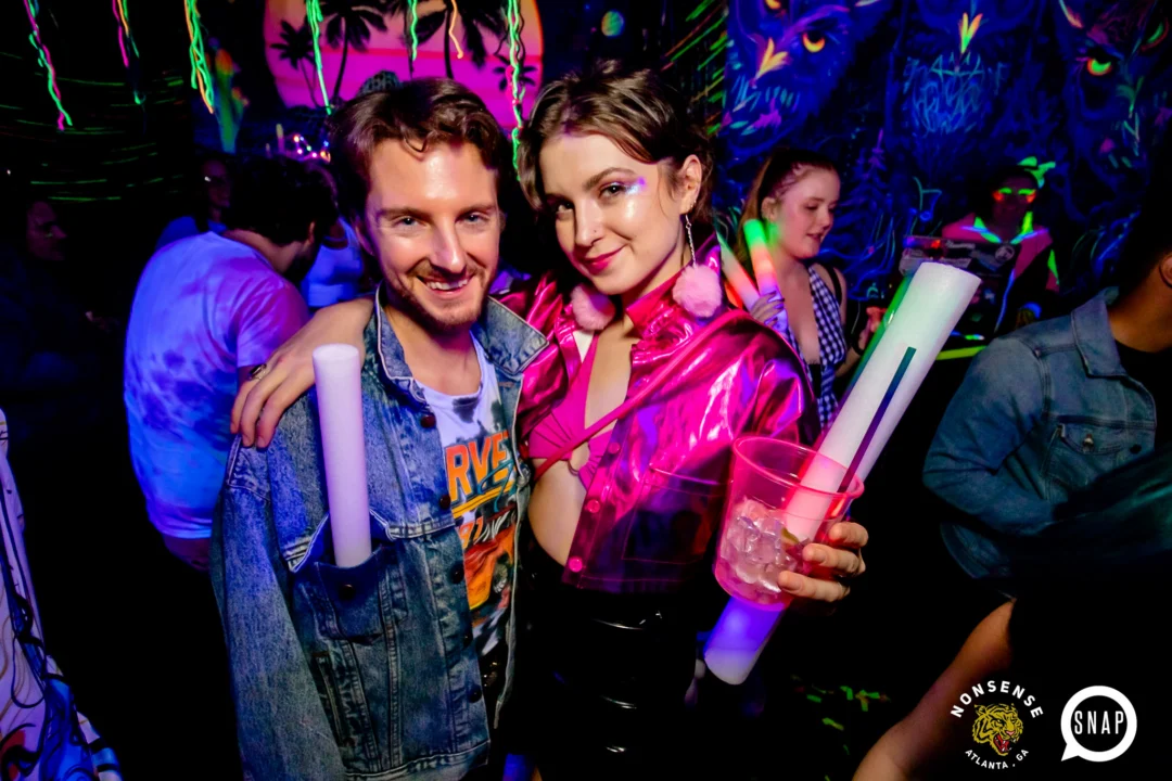 Heyday Glow - January 2024 - Atlanta's 80s Dance Party - Kimber was the DJ - Pics: @hellacurious for Oh Snap Kid