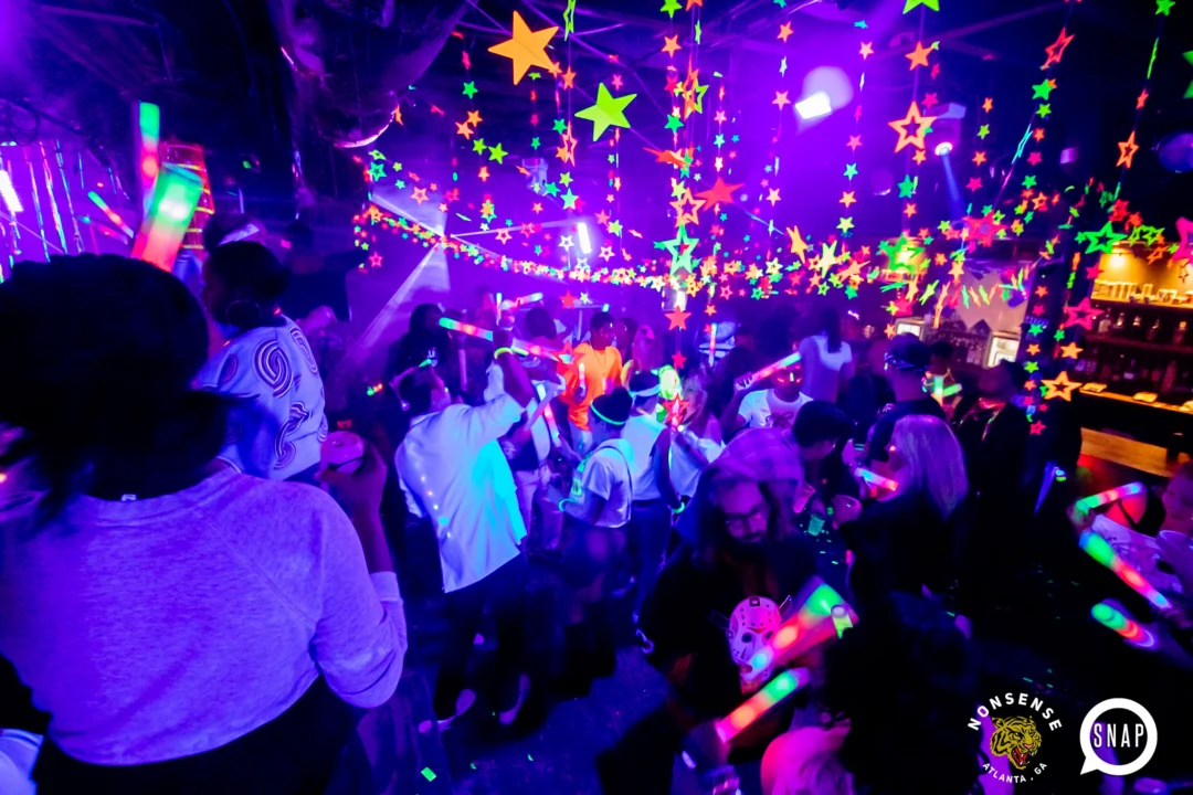 Heyday Glow - January 2024 - Atlanta's 80s Dance Party - Kimber was the DJ - Pics: @hellacurious for Oh Snap Kid