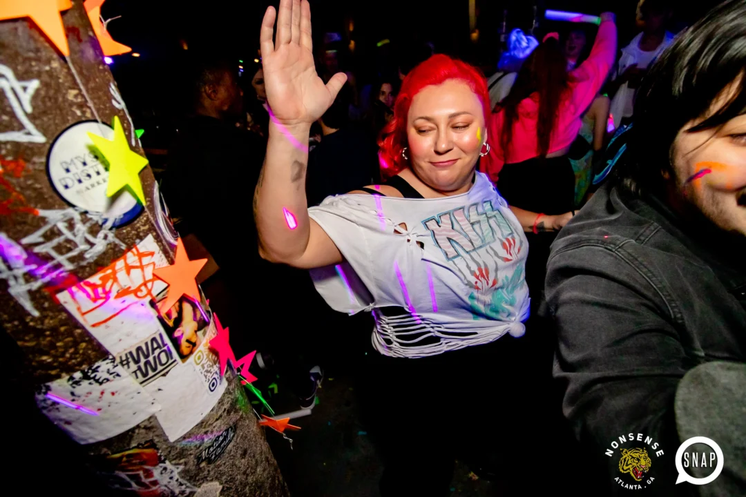 Heyday Glow - January 2024 - Atlanta's 80s Dance Party - Kimber was the DJ - Pics: @hellacurious for Oh Snap Kid