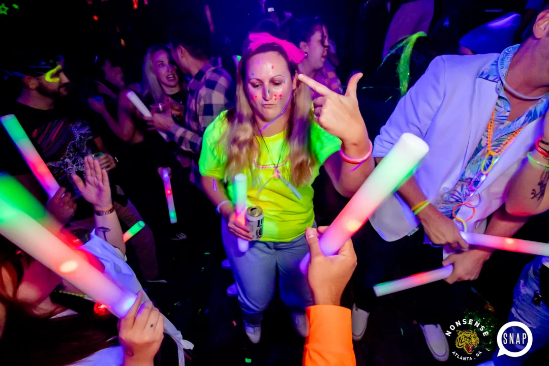 Heyday Glow - January 2024 - Atlanta's 80s Dance Party - Kimber was the DJ - Pics: @hellacurious for Oh Snap Kid