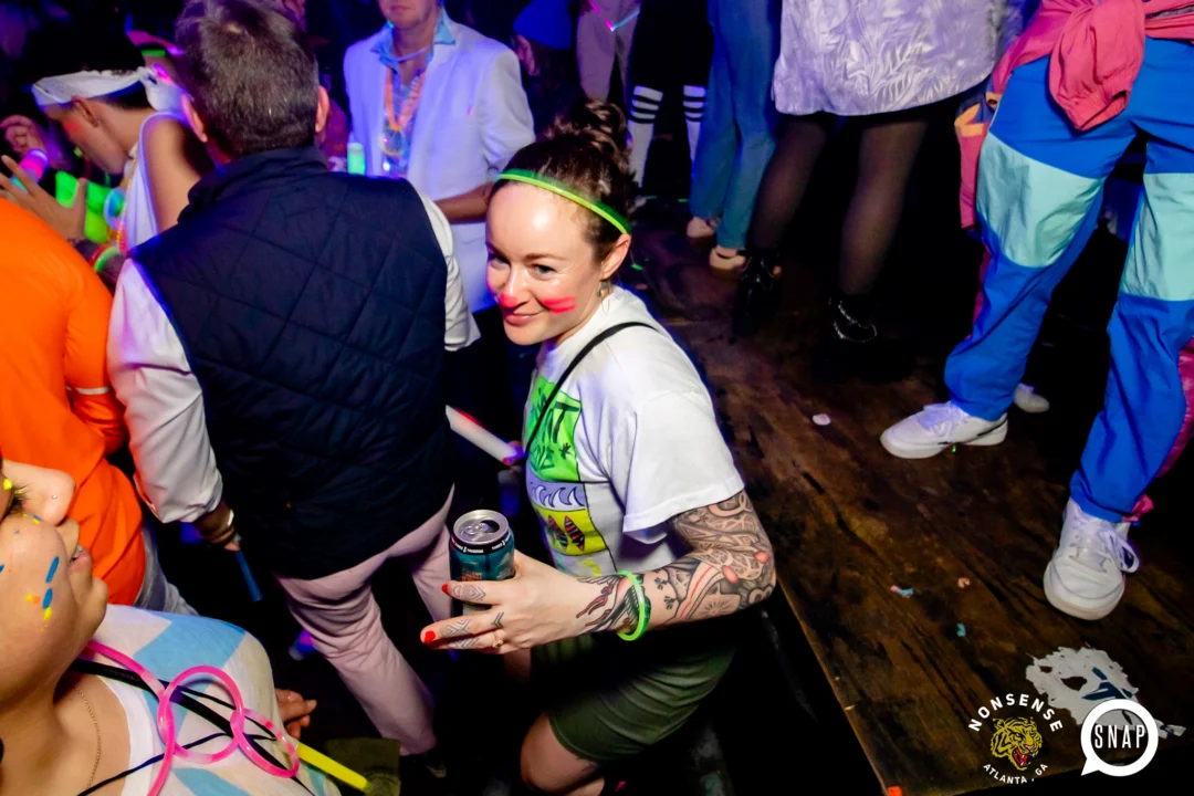 Heyday Glow - January 2024 - Atlanta's 80s Dance Party - Kimber was the DJ - Pics: @hellacurious for Oh Snap Kid
