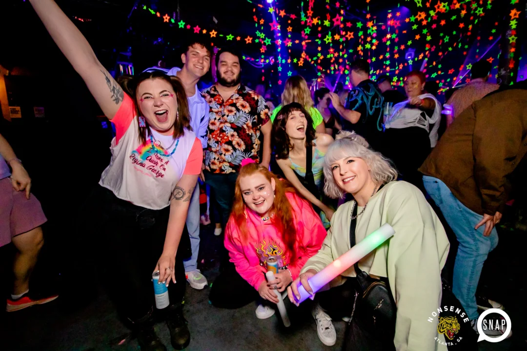 Heyday Glow - January 2024 - Atlanta's 80s Dance Party - Kimber was the DJ - Pics: @hellacurious for Oh Snap Kid