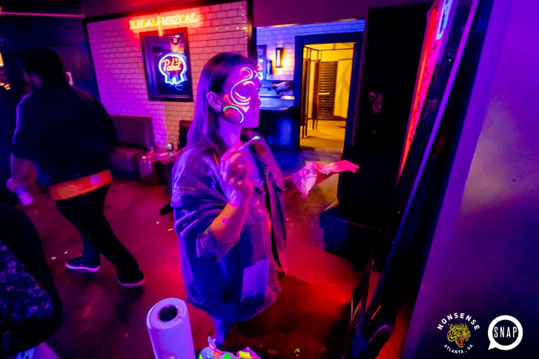Heyday Glow - January 2024 - Atlanta's 80s Dance Party - Kimber was the DJ - Pics: @hellacurious for Oh Snap Kid