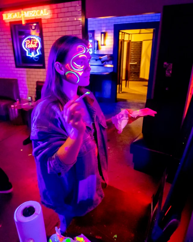 Heyday Glow - January 2024 - Atlanta's 80s Dance Party - Kimber was the DJ - Pics: @hellacurious for Oh Snap Kid