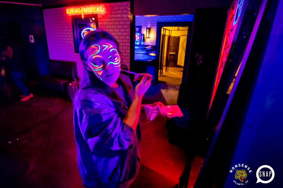 Heyday Glow - January 2024 - Atlanta's 80s Dance Party - Kimber was the DJ - Pics: @hellacurious for Oh Snap Kid
