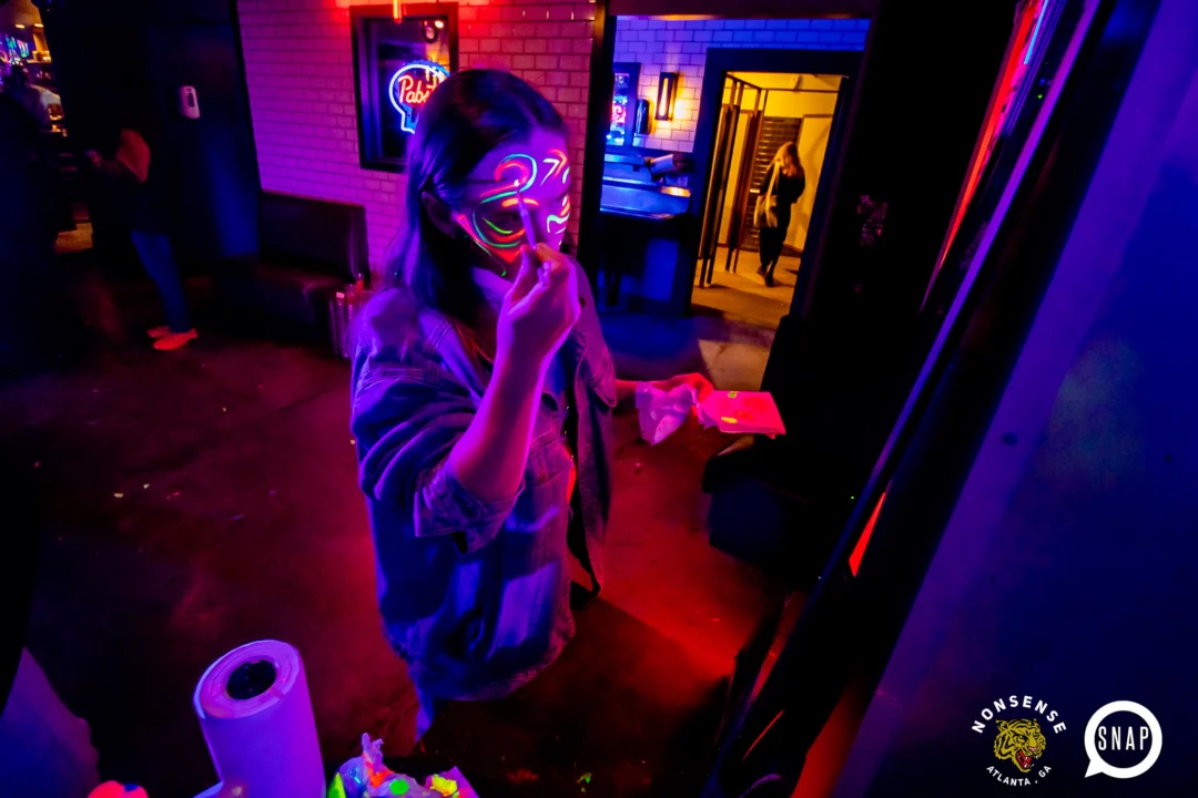Heyday Glow - January 2024 - Atlanta's 80s Dance Party - Kimber was the DJ - Pics: @hellacurious for Oh Snap Kid