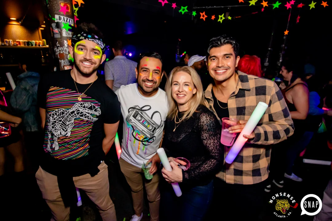 Heyday Glow - January 2024 - Atlanta's 80s Dance Party - Kimber was the DJ - Pics: @hellacurious for Oh Snap Kid