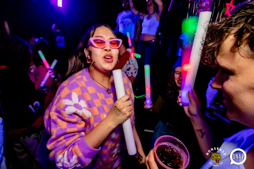 Heyday Glow - January 2024 - Atlanta's 80s Dance Party - Kimber was the DJ - Pics: @hellacurious for Oh Snap Kid