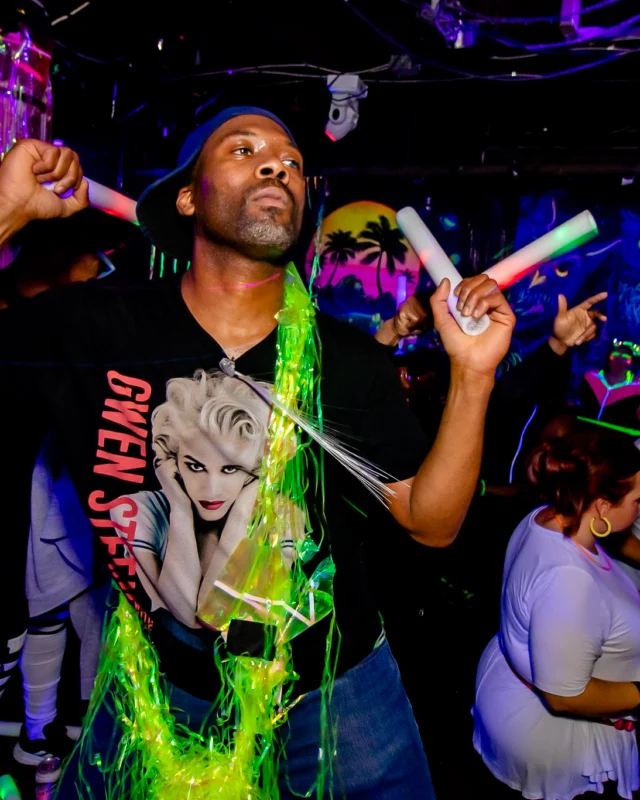 Heyday Glow - January 2024 - Atlanta's 80s Dance Party - Kimber was the DJ - Pics: @hellacurious for Oh Snap Kid
