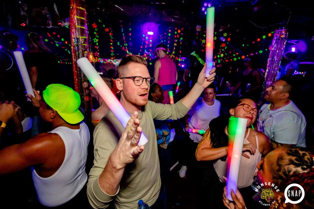 Heyday Glow - January 2024 - Atlanta's 80s Dance Party - Kimber was the DJ - Pics: @hellacurious for Oh Snap Kid