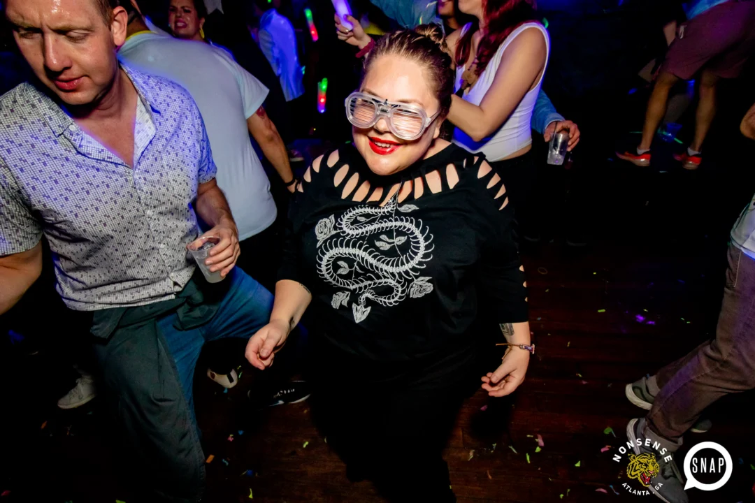 Heyday Glow - January 2024 - Atlanta's 80s Dance Party - Kimber was the DJ - Pics: @hellacurious for Oh Snap Kid