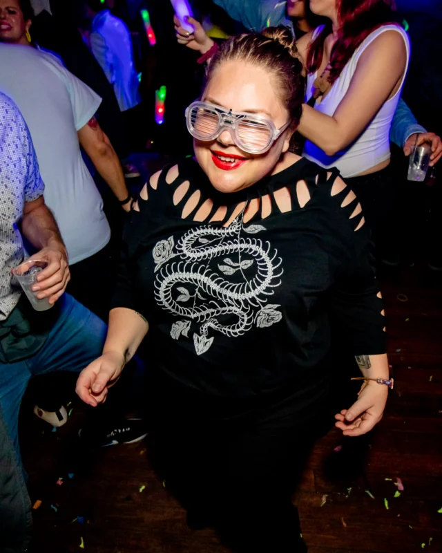 Heyday Glow - January 2024 - Atlanta's 80s Dance Party - Kimber was the DJ - Pics: @hellacurious for Oh Snap Kid
