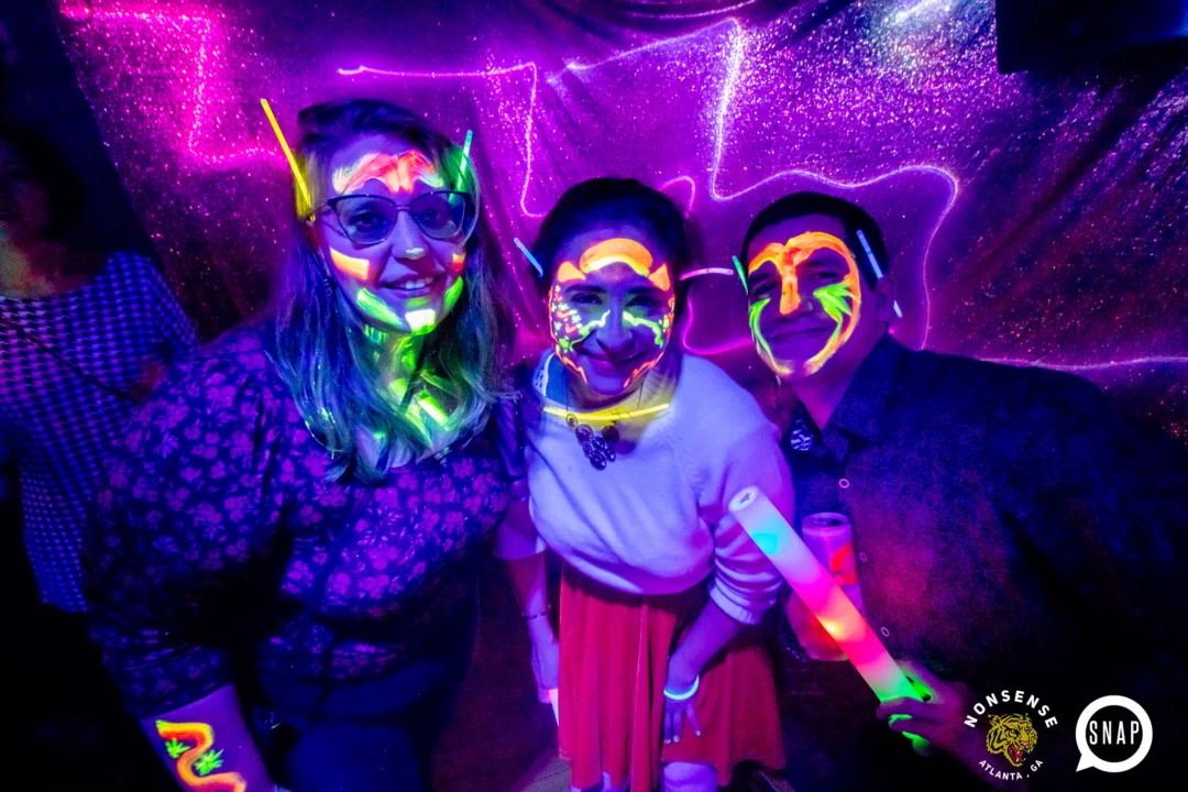 Heyday Glow - January 2024 - Atlanta's 80s Dance Party - Kimber was the DJ - Pics: @hellacurious for Oh Snap Kid