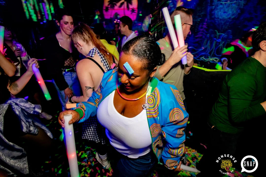 Heyday Glow - January 2024 - Atlanta's 80s Dance Party - Kimber was the DJ - Pics: @hellacurious for Oh Snap Kid