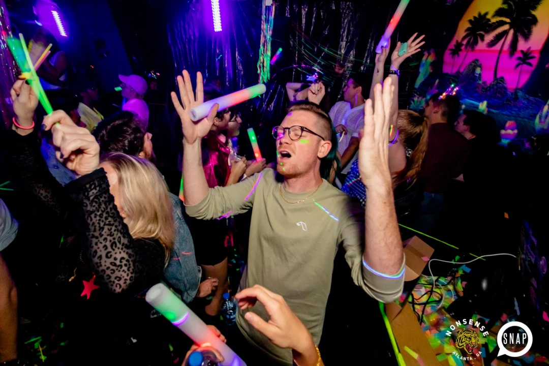 Heyday Glow - January 2024 - Atlanta's 80s Dance Party - Kimber was the DJ - Pics: @hellacurious for Oh Snap Kid