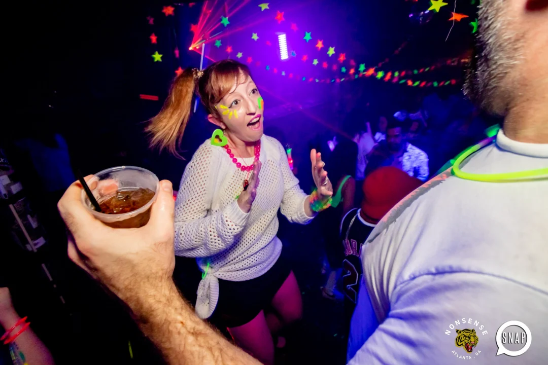 Heyday Glow - January 2024 - Atlanta's 80s Dance Party - Kimber was the DJ - Pics: @hellacurious for Oh Snap Kid