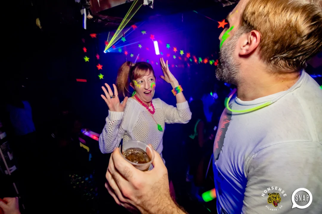 Heyday Glow - January 2024 - Atlanta's 80s Dance Party - Kimber was the DJ - Pics: @hellacurious for Oh Snap Kid