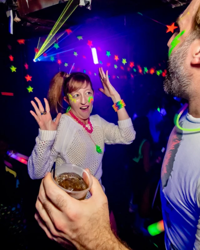 Heyday Glow - January 2024 - Atlanta's 80s Dance Party - Kimber was the DJ - Pics: @hellacurious for Oh Snap Kid