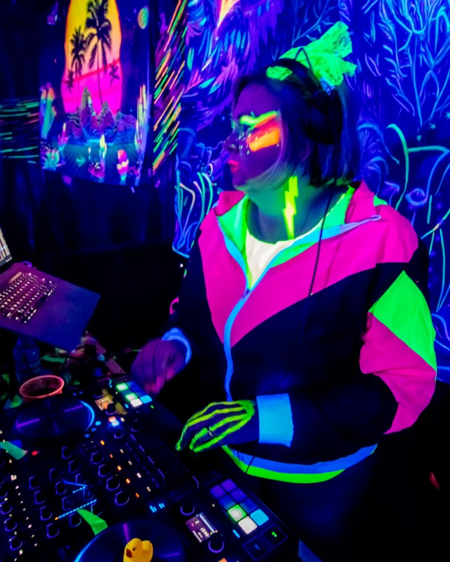 Heyday Glow - January 2024 - Atlanta's 80s Dance Party - Kimber was the DJ - Pics: @hellacurious for Oh Snap Kid
