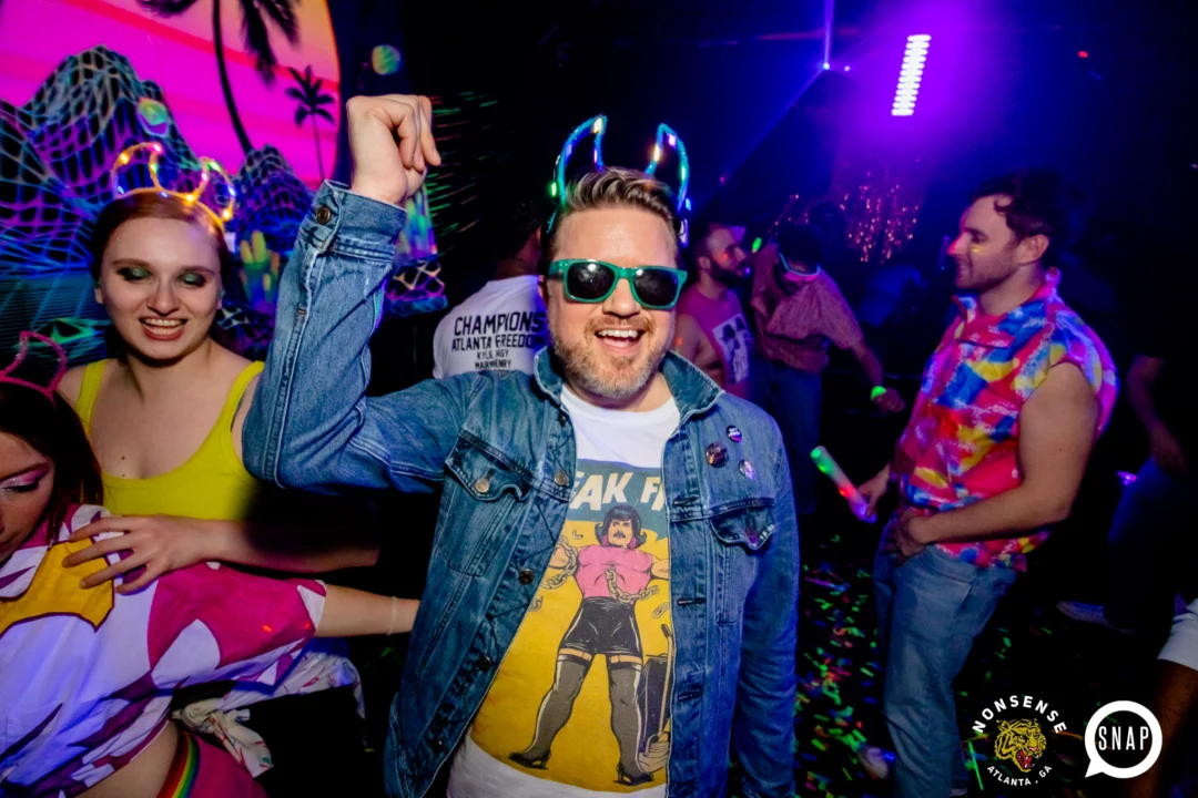 Heyday Glow - January 2024 - Atlanta's 80s Dance Party - Kimber was the DJ - Pics: @hellacurious for Oh Snap Kid