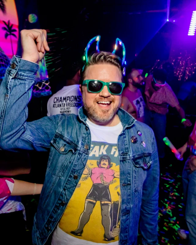 Heyday Glow - January 2024 - Atlanta's 80s Dance Party - Kimber was the DJ - Pics: @hellacurious for Oh Snap Kid