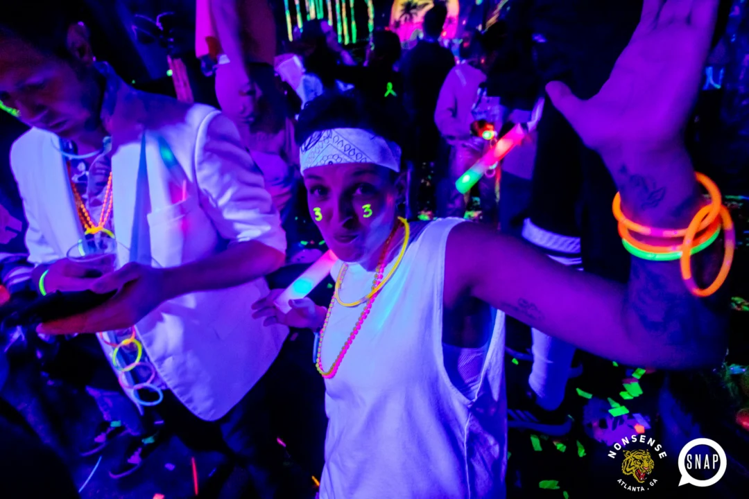 Heyday Glow - January 2024 - Atlanta's 80s Dance Party - Kimber was the DJ - Pics: @hellacurious for Oh Snap Kid