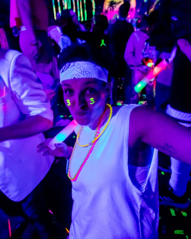 Heyday Glow - January 2024 - Atlanta's 80s Dance Party - Kimber was the DJ - Pics: @hellacurious for Oh Snap Kid