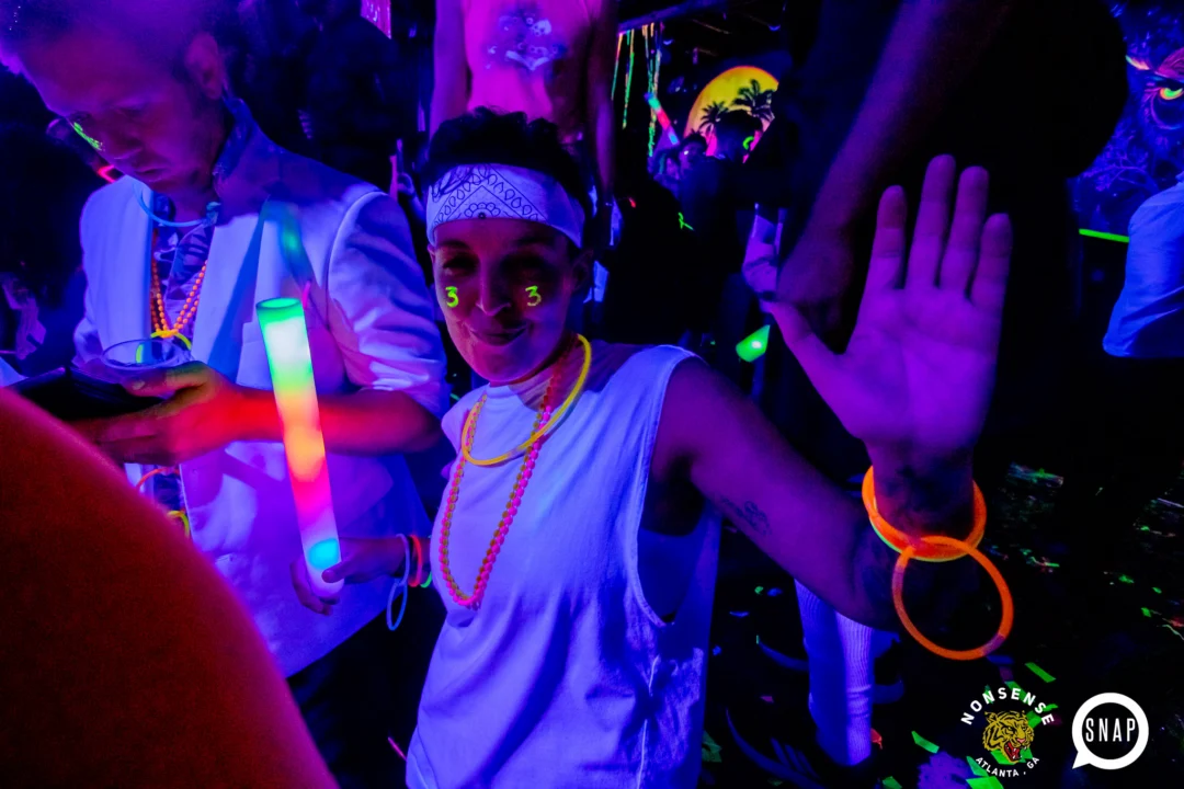 Heyday Glow - January 2024 - Atlanta's 80s Dance Party - Kimber was the DJ - Pics: @hellacurious for Oh Snap Kid