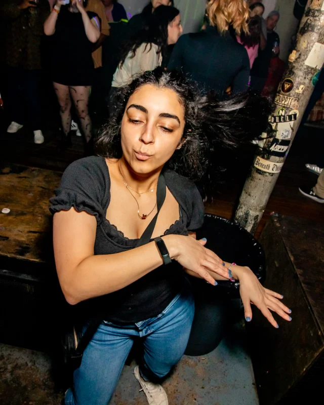Hot Mess dance pop party - January 2024 - Kimber is the DJ - Pics: @hellacurious for Oh Snap Kid