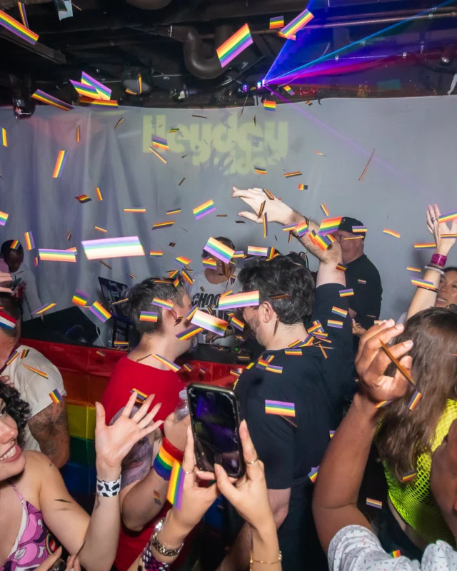 Heyday 80s Pride - June 2024 - Kimber was the DJ - Pics: @hellacurious for @ohsnapkid