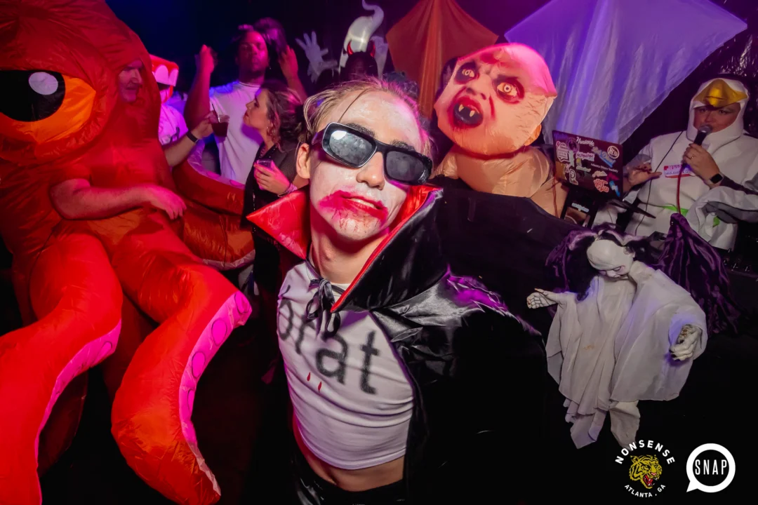 Hot Mess Halloween 2024 @ The Basement - Kimber was the DJ - Pics: @hellacurious for @ohsnapkid