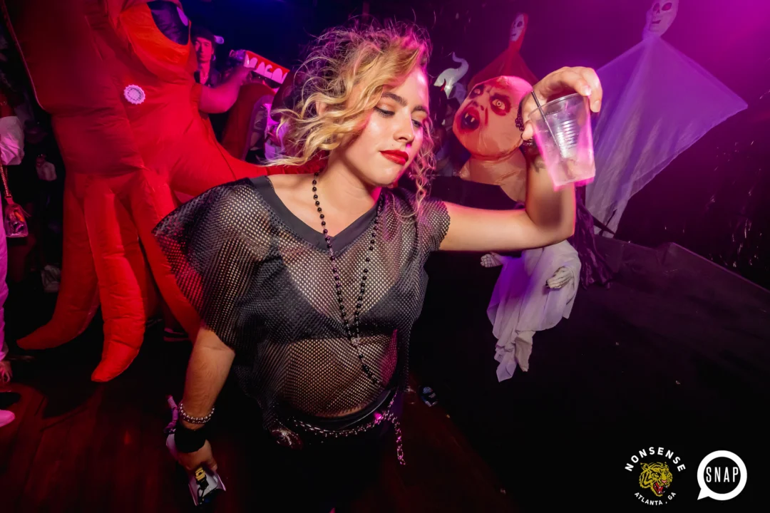 Hot Mess Halloween 2024 @ The Basement - Kimber was the DJ - Pics: @hellacurious for @ohsnapkid